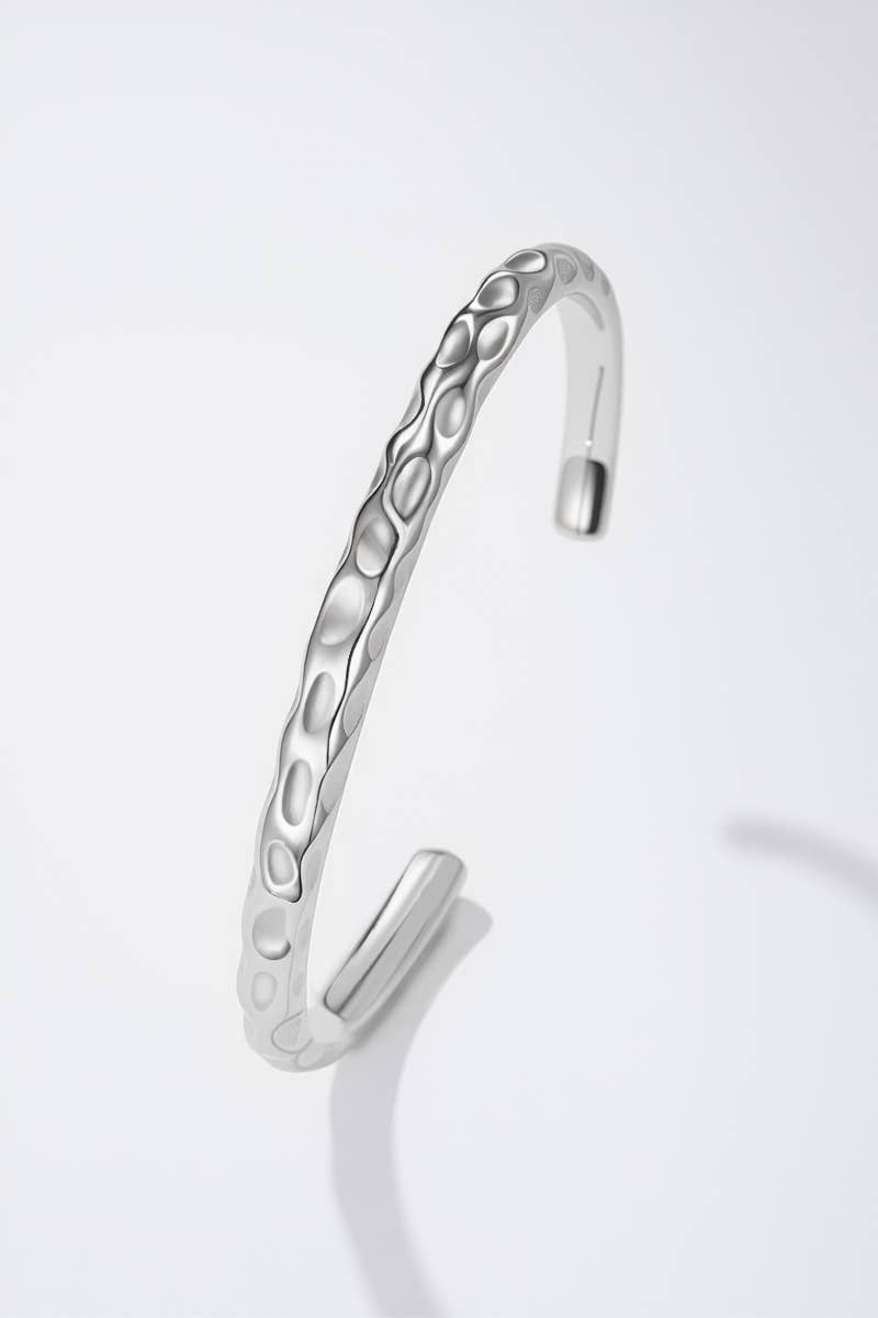 Stainless steel bangle bracelet 324AQ283