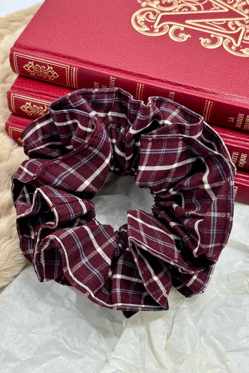 Plaid Scrunchie FQ89