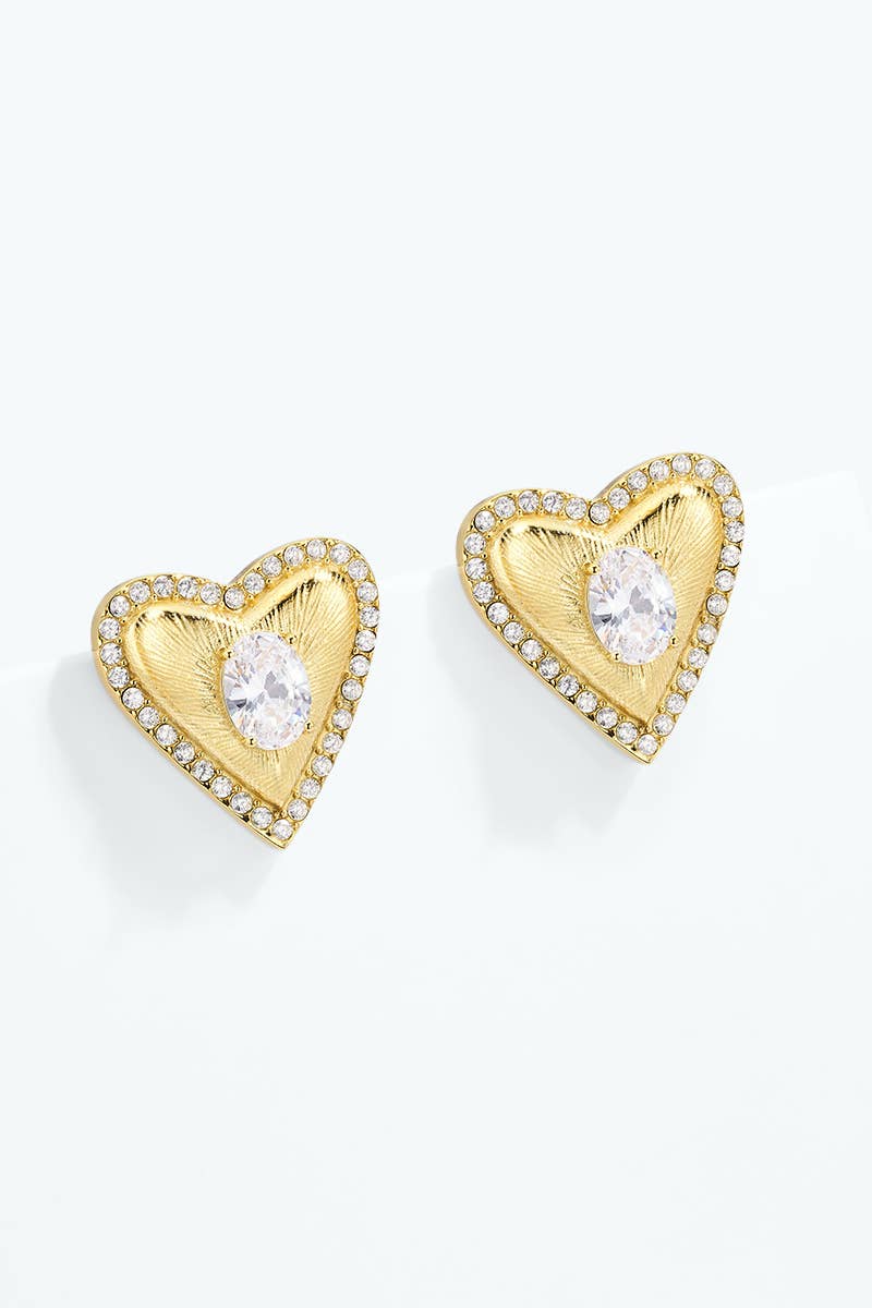 Boucles d'oreilles en acier inoxydable 124AQ681