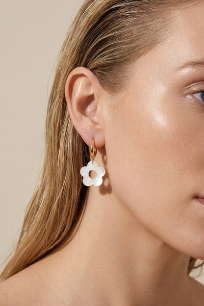 Boucles d'oreille en acier inoxydable 124RX323