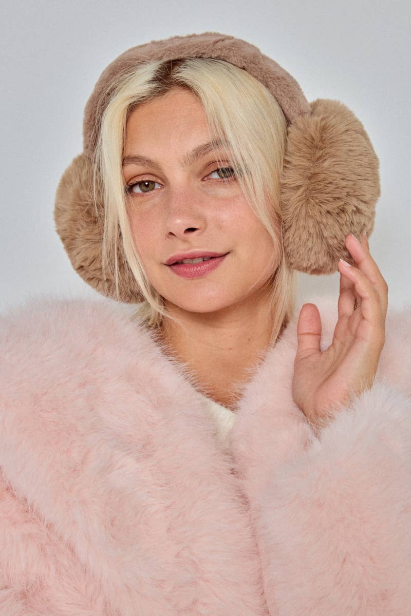 CC01 Faux fur earmuffs