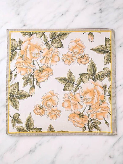 FL06 square satin scarf
