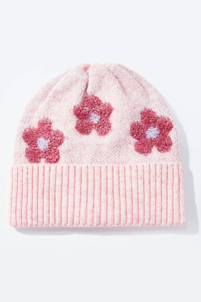 Floral wool beanie MJ206SD
