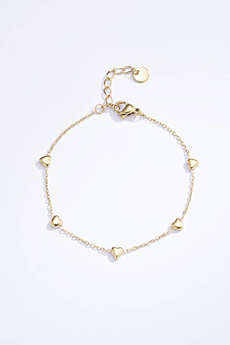 Bracelet cœur en acier inoxydable 324AQ45