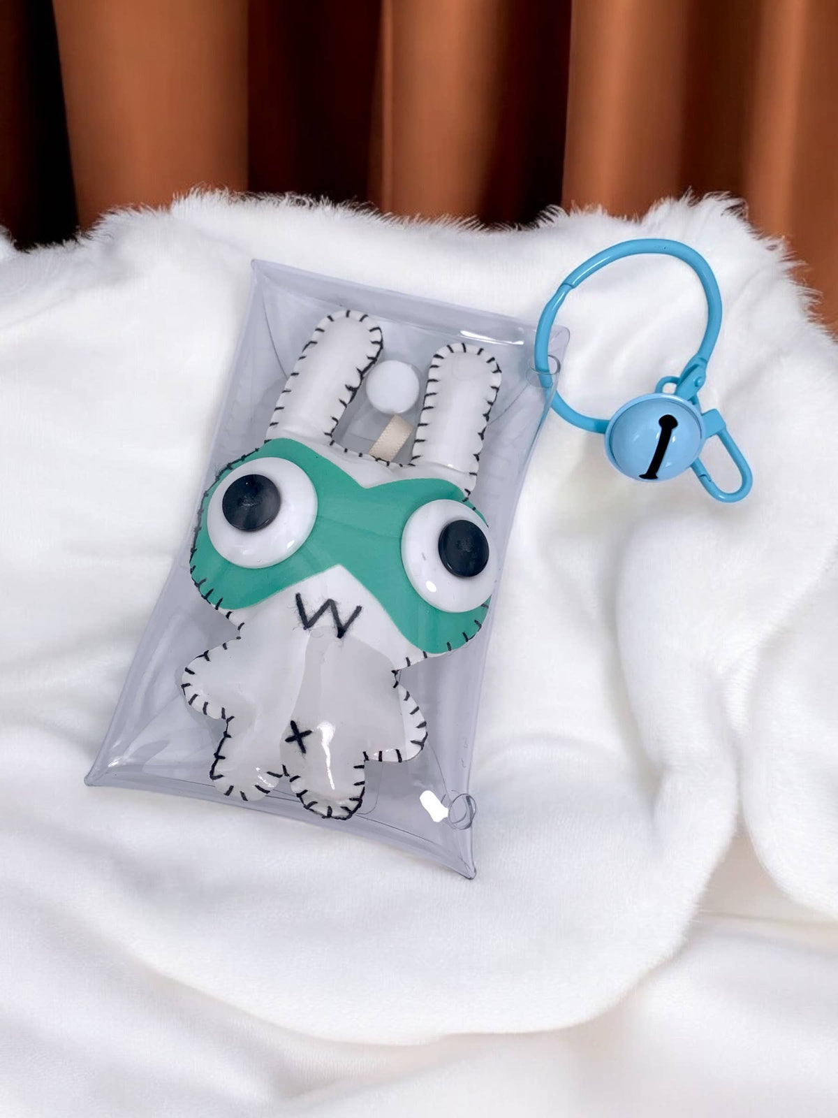 Porte-clé peluche avec clochette JSG29