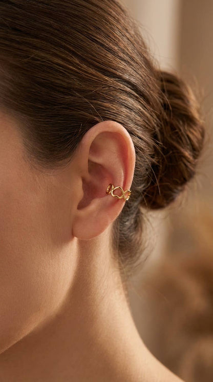 Stainless steel ear cuffs 124AQ528