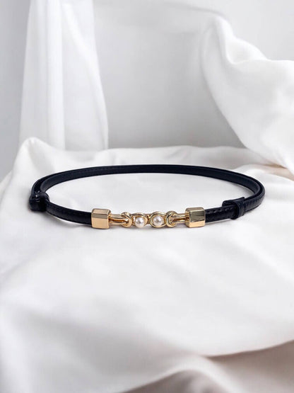 Faux leather belt CT05