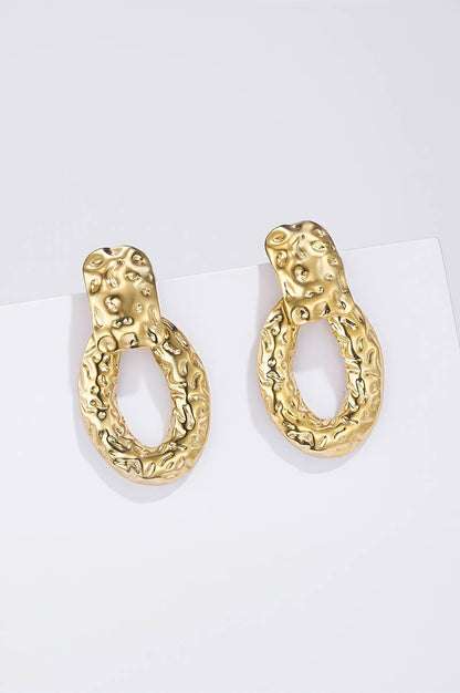 124RX286 stainless steel earrings