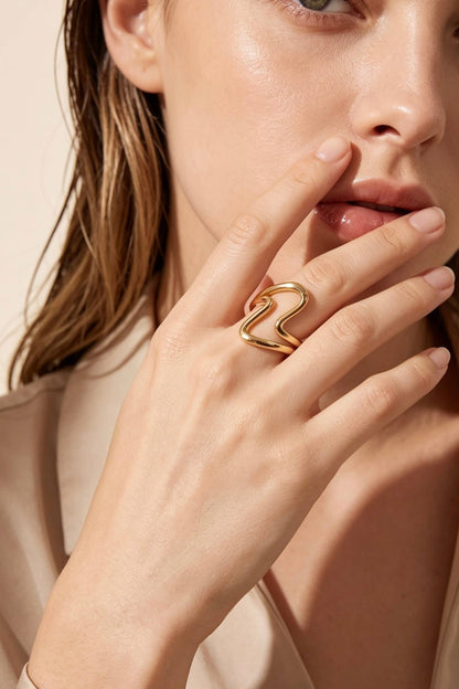 Stainless steel ring 424AQ303