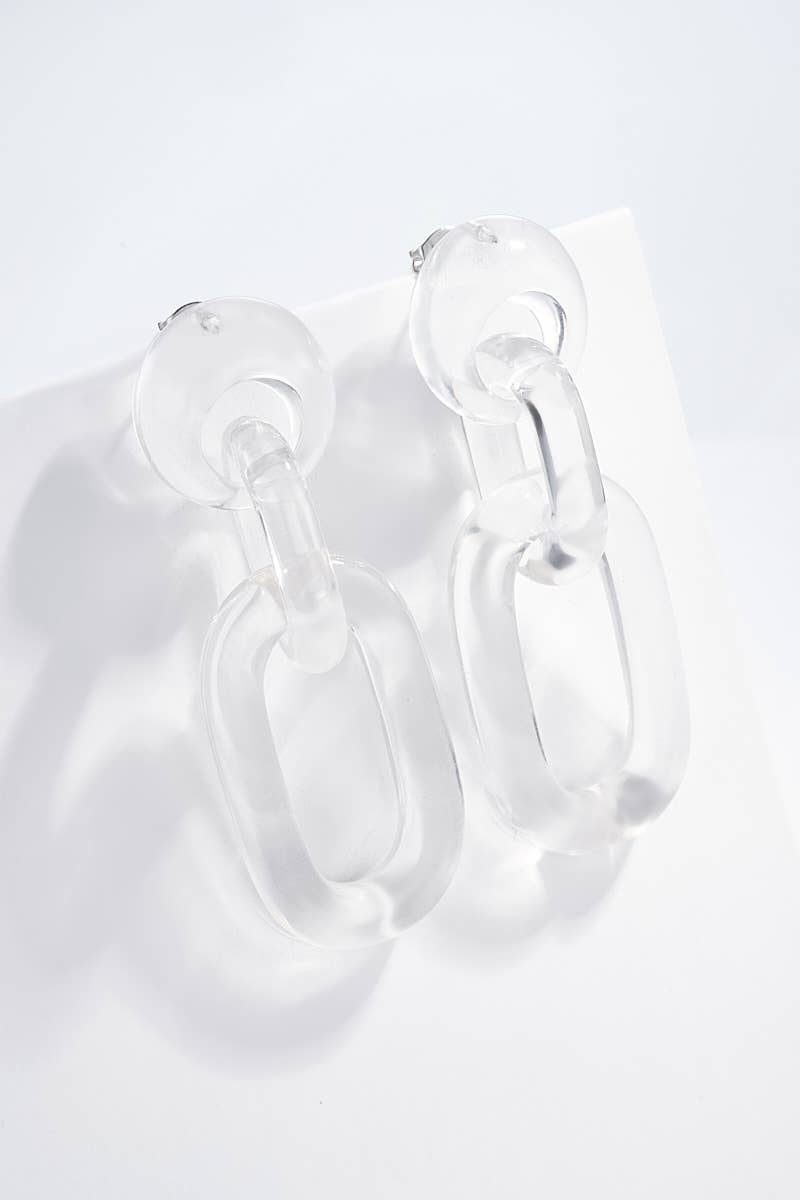 Boucles d'oreilles en acier inoxydable 124CP05