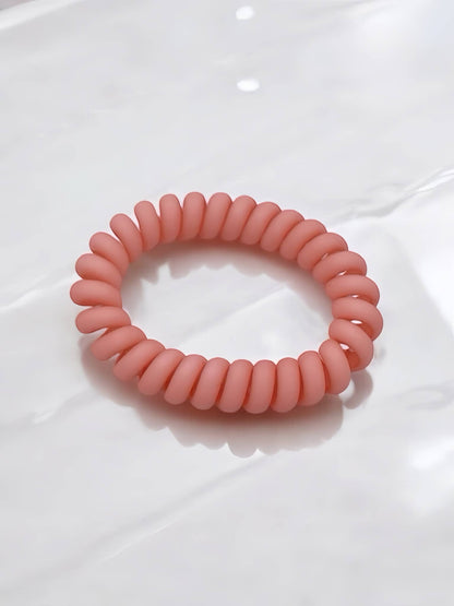 Chouchou élastique en spirale mat JD02