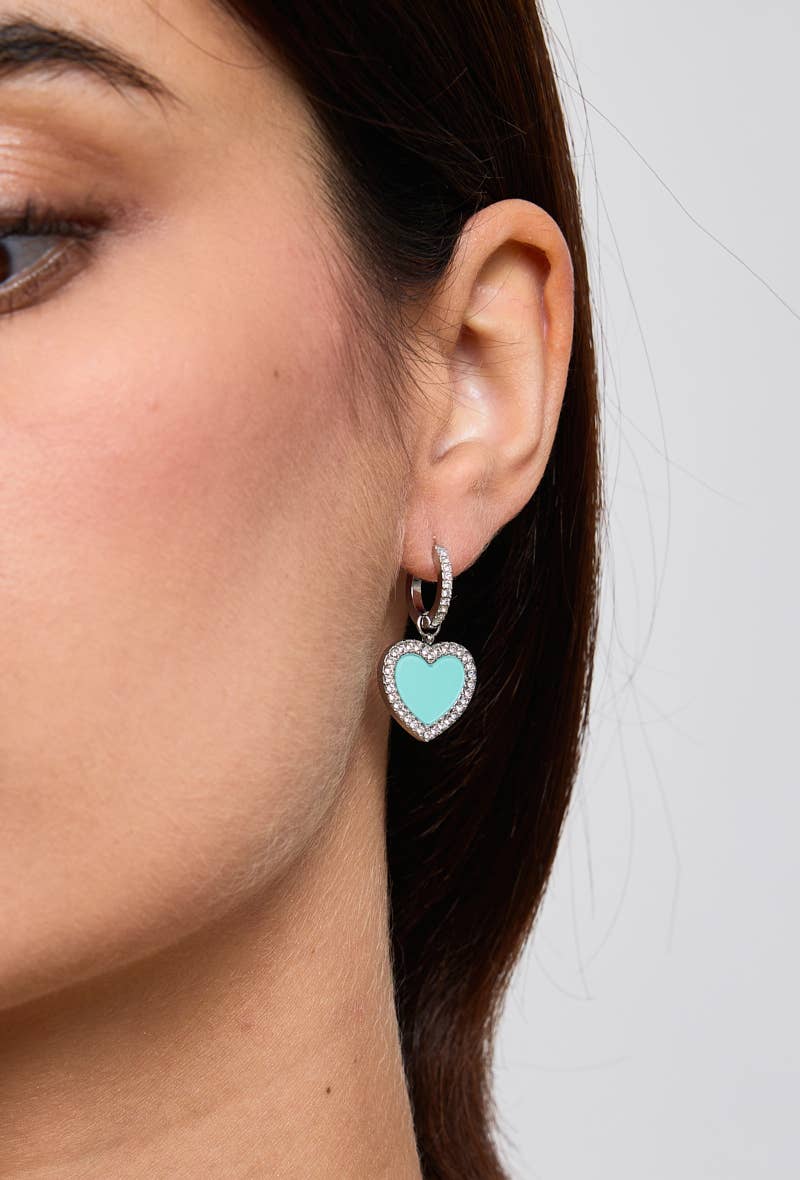 Boucles d'oreilles pendantes en acier inoxydable 124AQ150