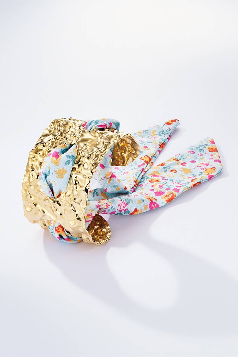 Stainless steel bangle bracelets with scarf 324JJ01