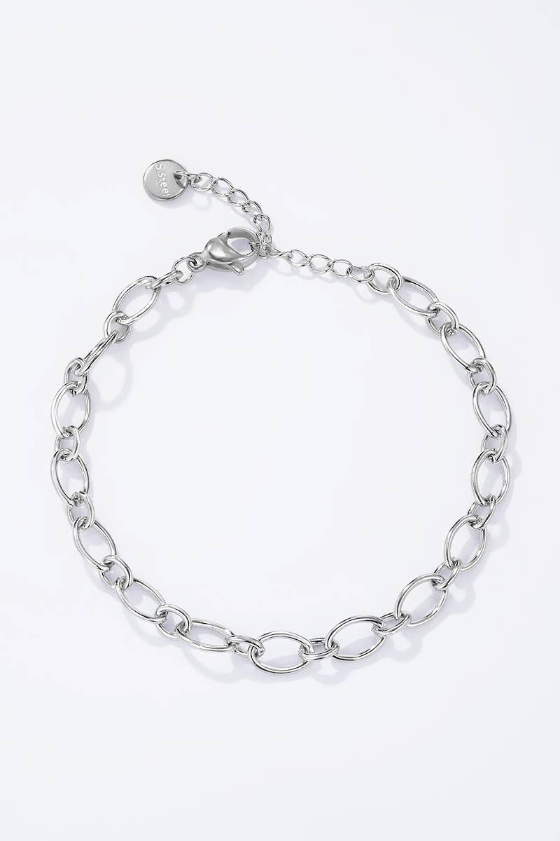 Bracelet en acier inoxydable pour charms 324CA58