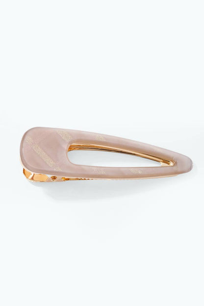 Glitter pattern hair clip 8.5cm BRT117LY