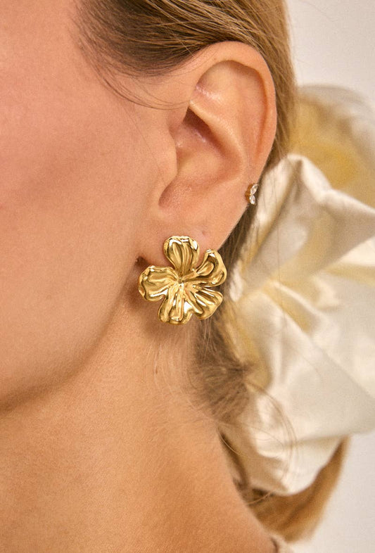 Boucles d'oreilles en acier inoxydable 124AQ510