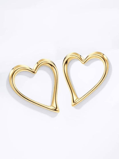 Stainless steel earrings 124AQ404