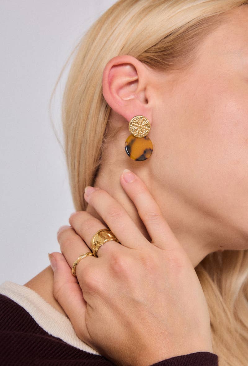 Stainless steel earrings 124RX181