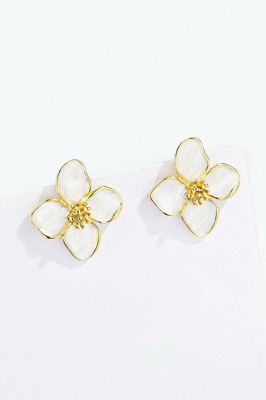 124AQ625 stainless steel earrings