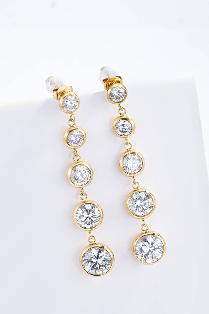 Boucles d'oreille en acier inoxydable 124AQ351