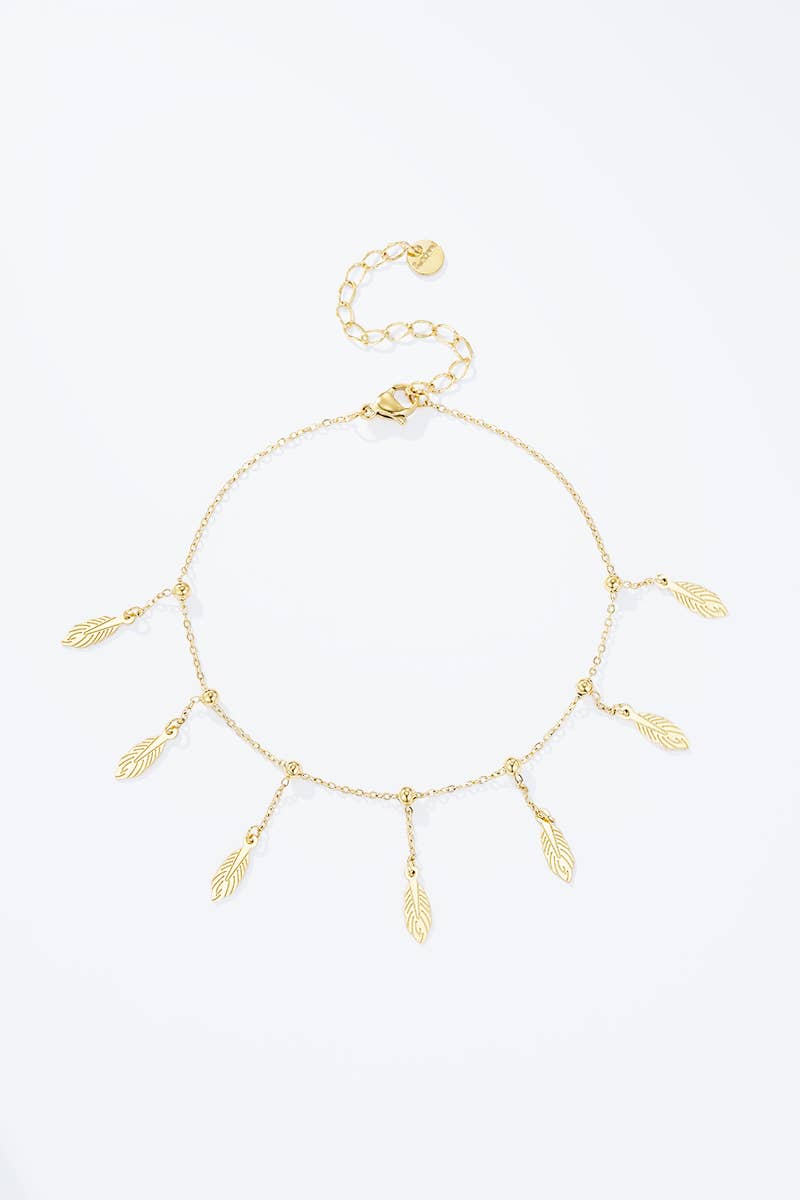 Stainless steel ankle chains 624AQ51