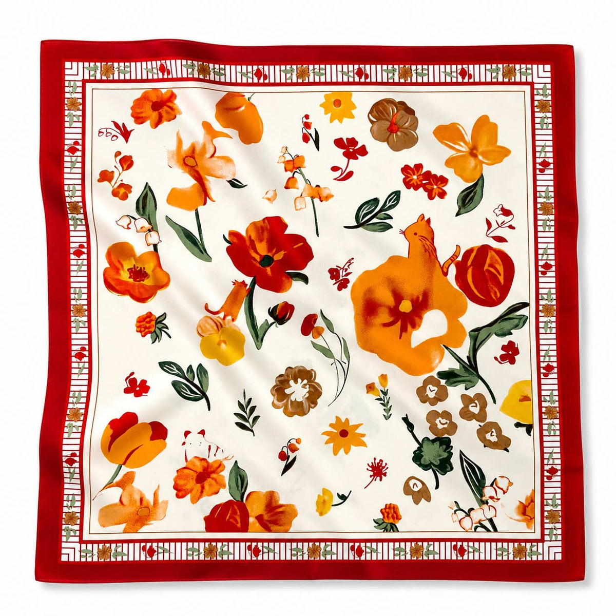 Foulard à motif 70 x 70 cm FL550
