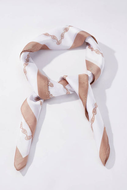 Patterned scarf 65 X 65 CM FL375DF
