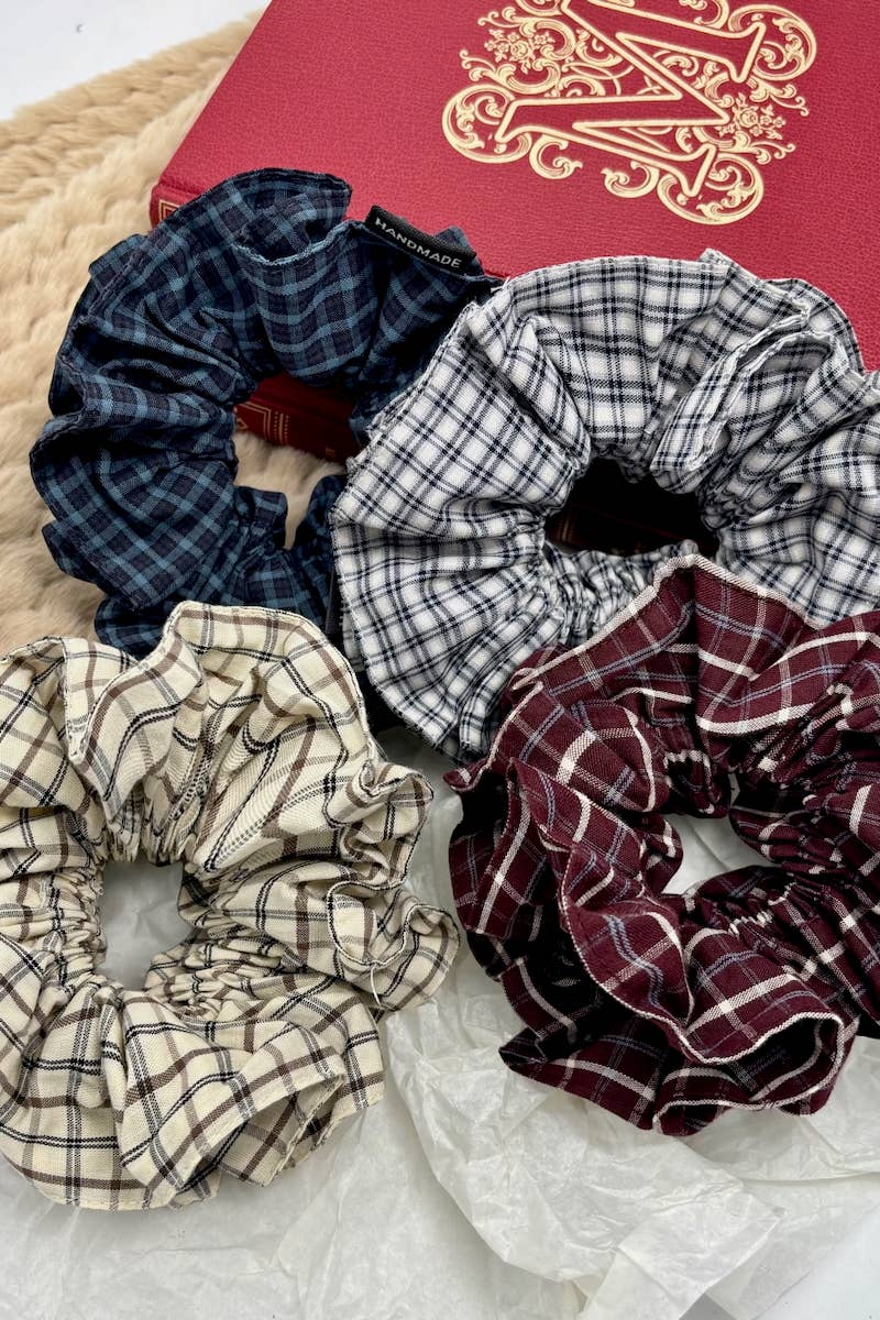 Plaid Scrunchie FQ89
