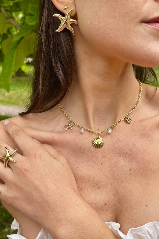 Stainless steel necklace 224RX69