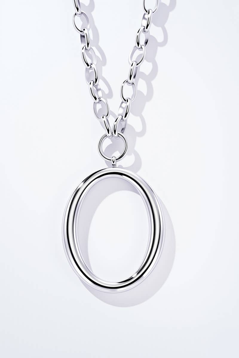 Stainless steel chain necklace 224AQ214