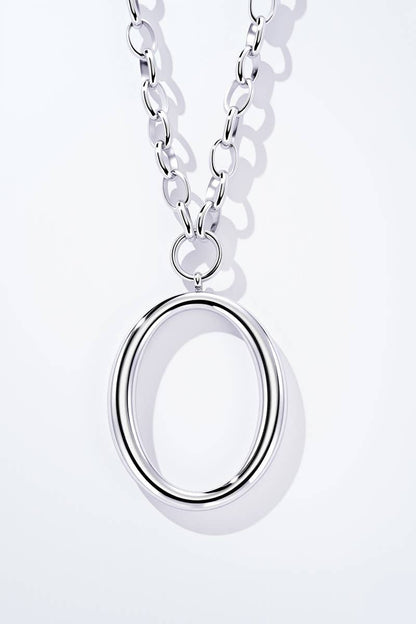 Stainless steel chain necklace 224AQ214