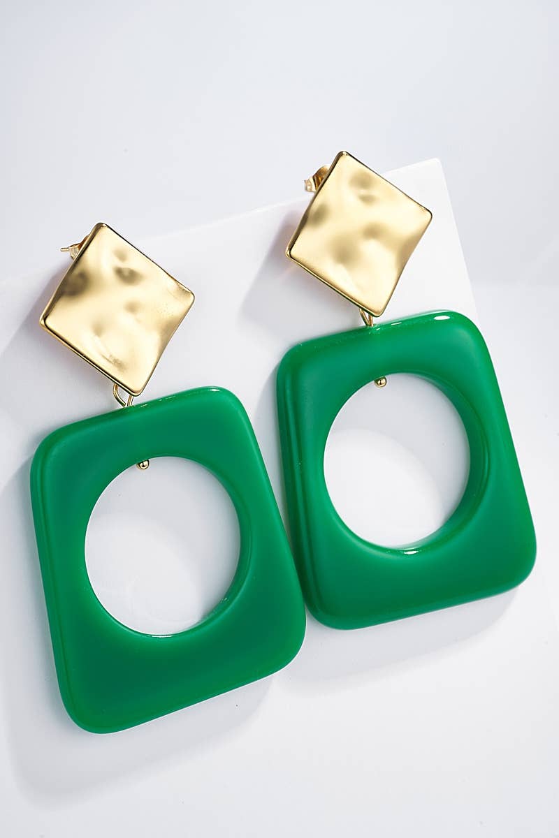 124CP03 stainless steel earrings