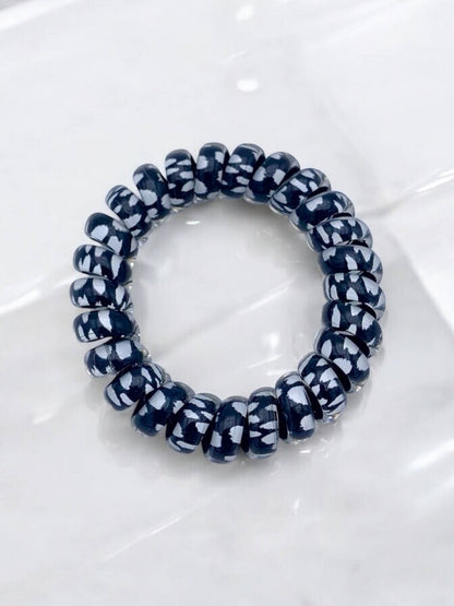JD03 spotted spiral hair coil