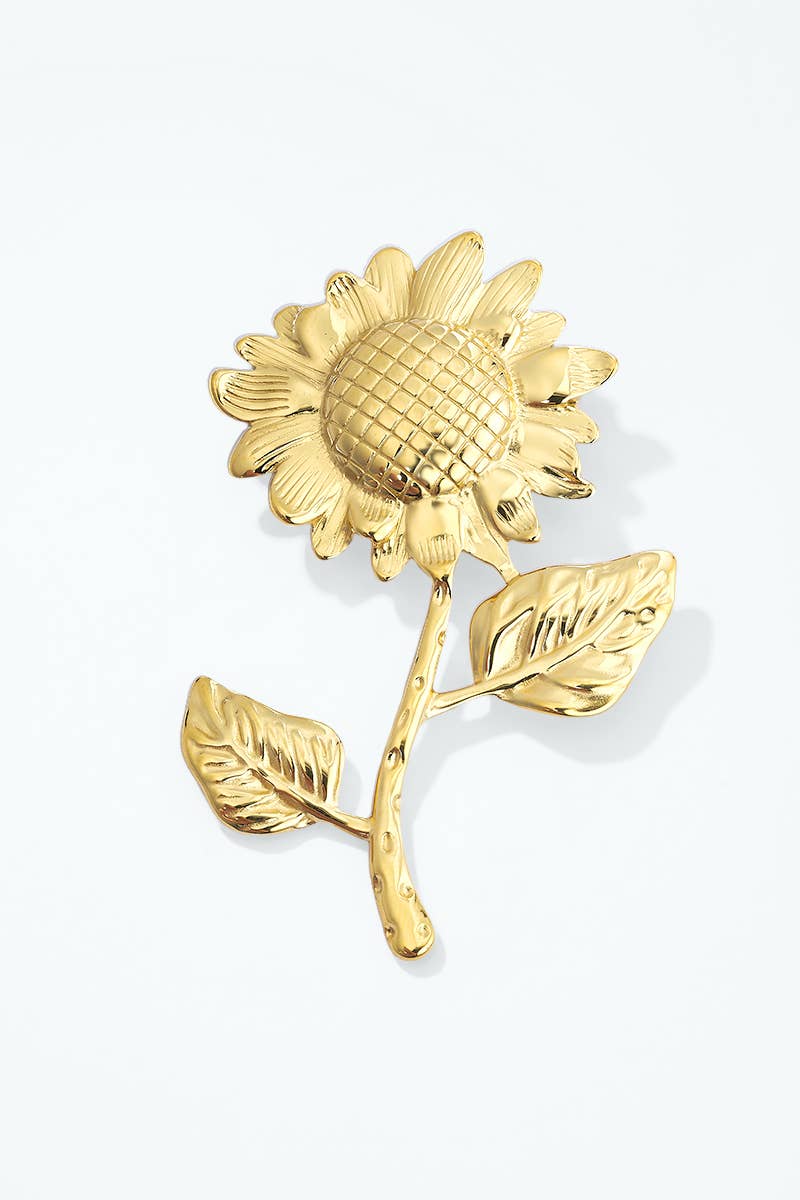 Stainless steel brooch BHYAQ122