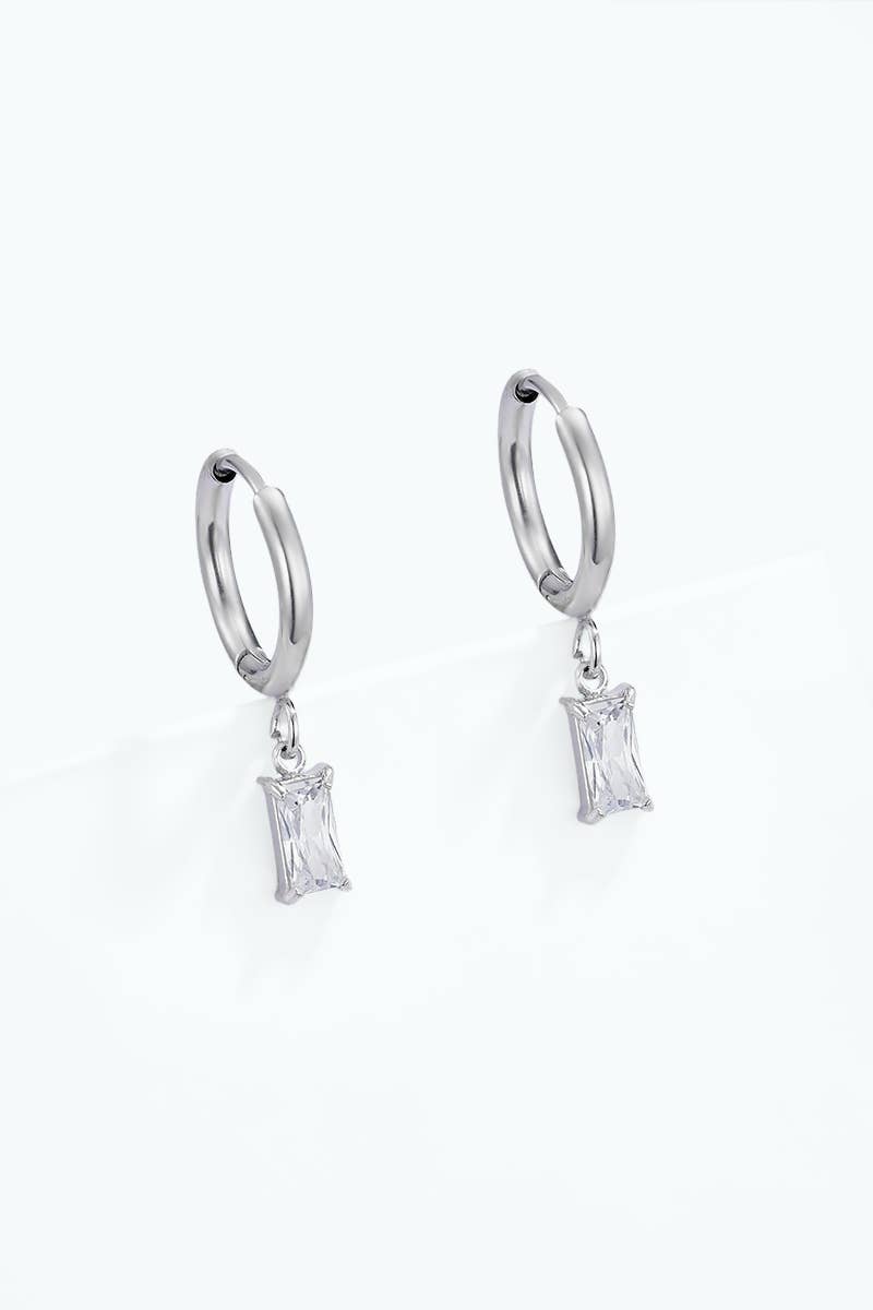 Stainless steel earrings 124AQ732