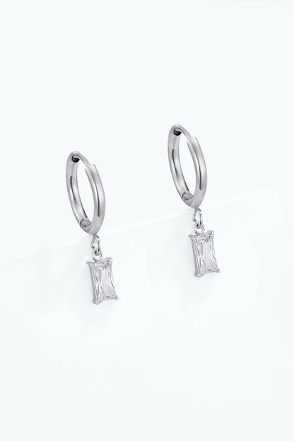 Stainless steel earrings 124AQ732