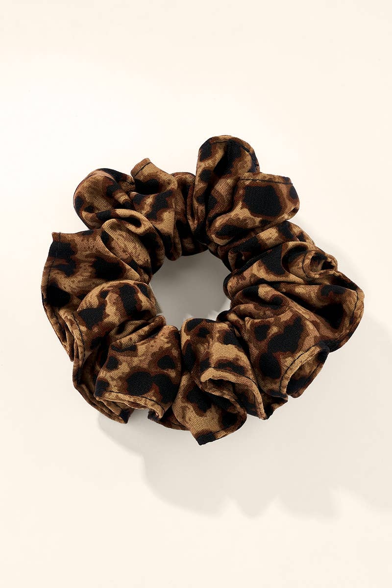 10cm leopard print scrunchie FQ150XJ