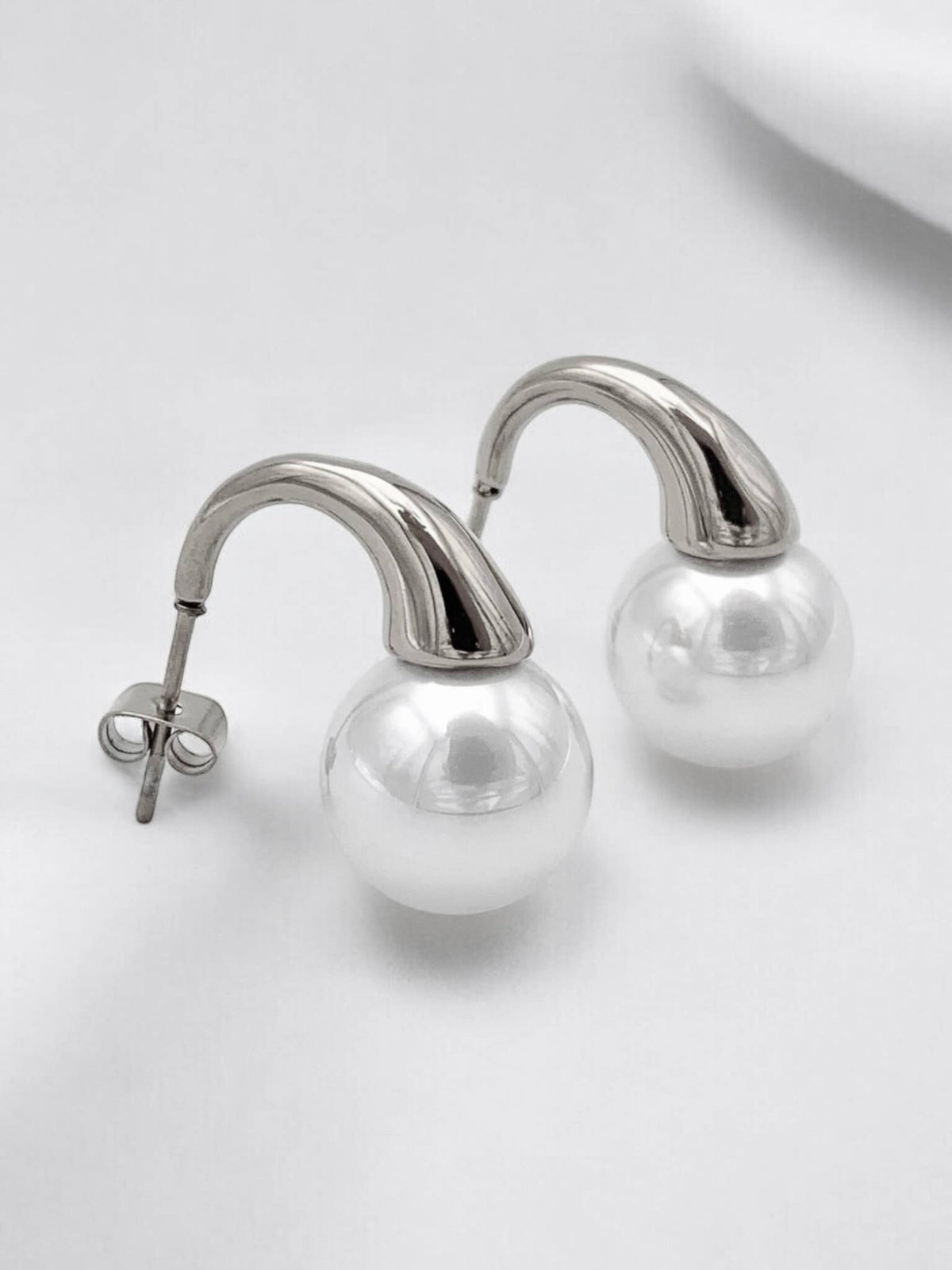 Boucles d'oreilles en acier inoxydable 124AQ246