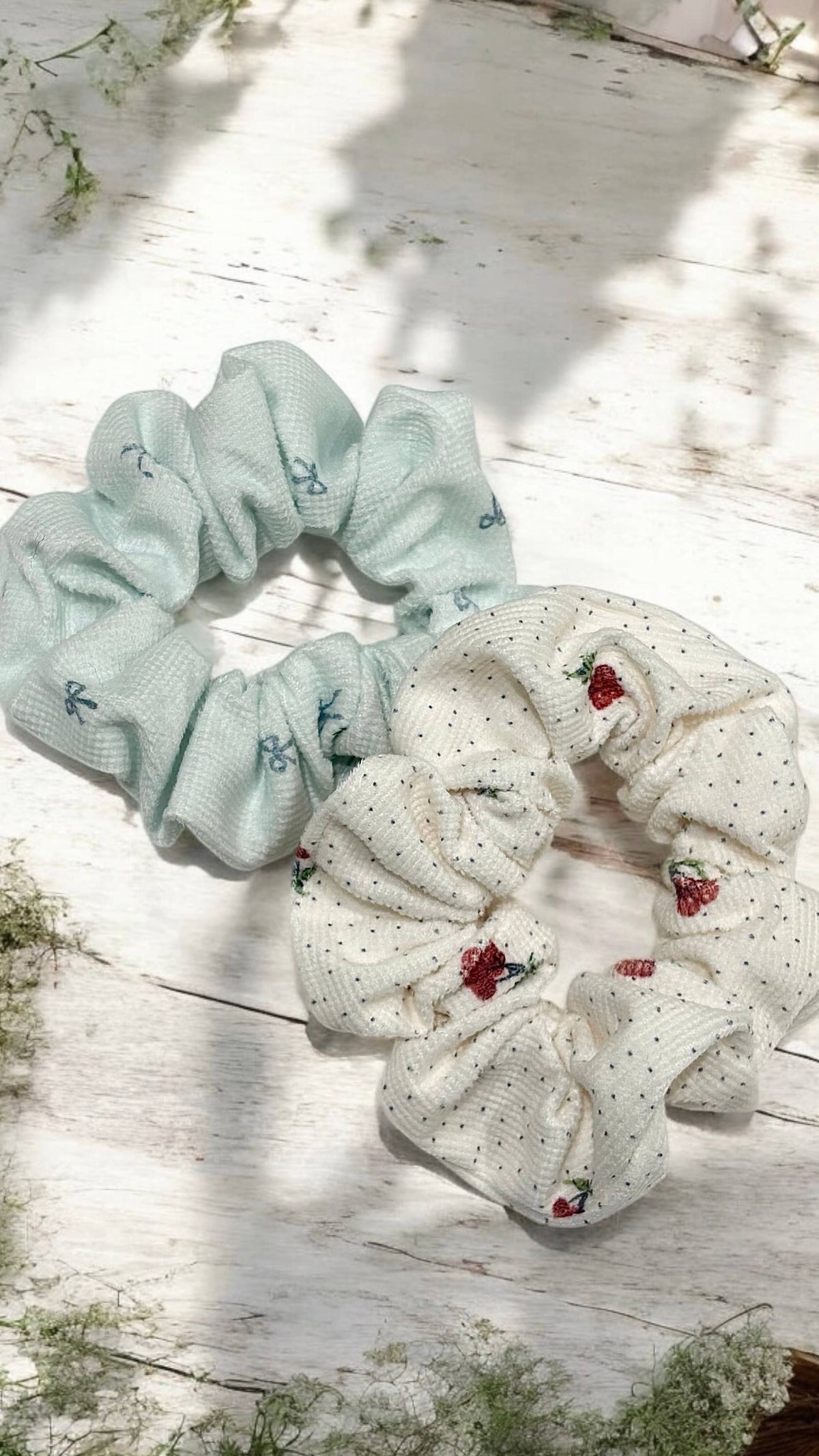 Patterned scrunchie (10cm) FQ28S
