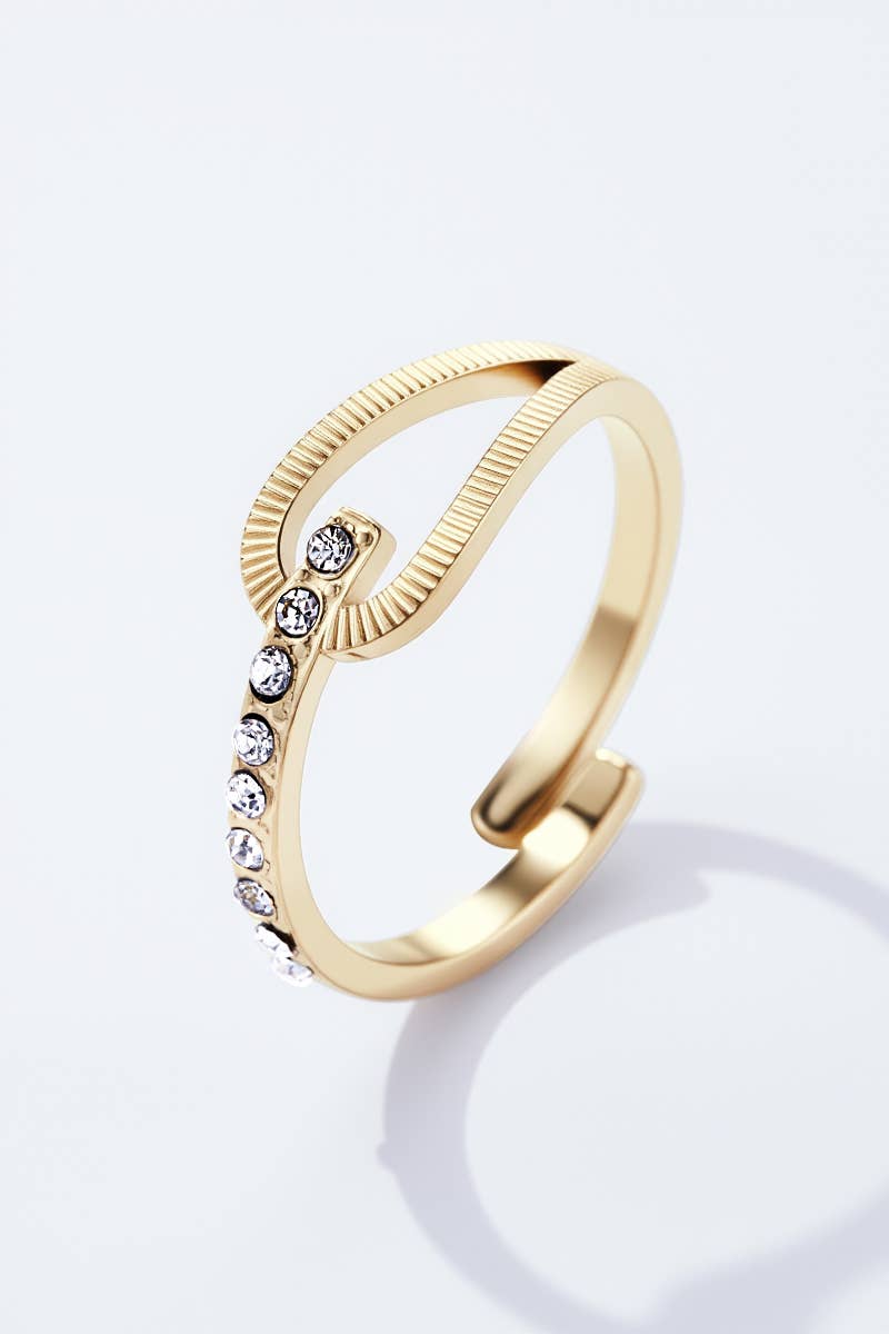 424RX134 stainless steel ring