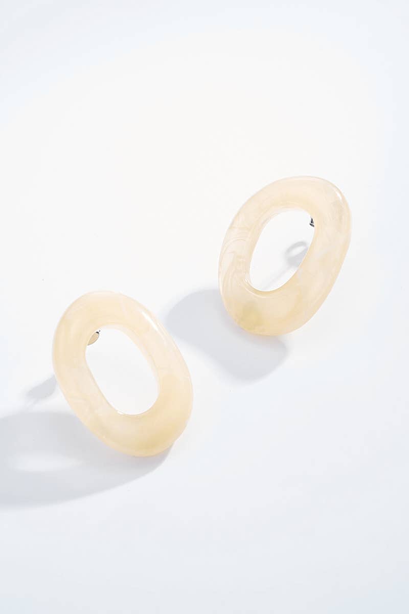 Boucles d'oreilles en acier inoxydable 124CP11