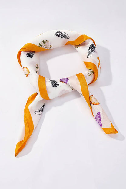 Patterned scarf 65 X 65 CM FL500DF