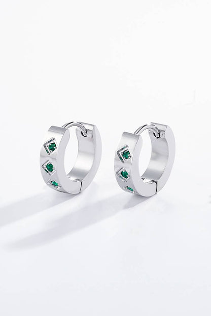 Boucles d'oreilles en acier inoxydable 124AQ249