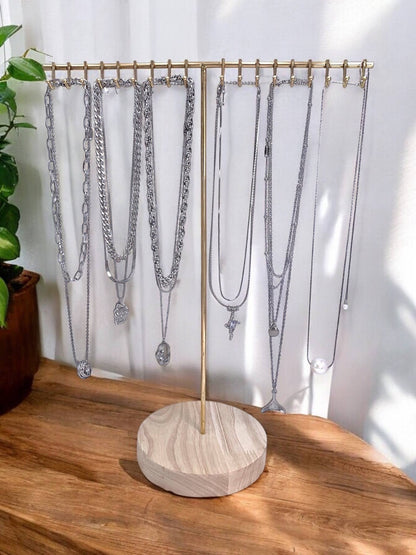Set of 6 stainless steel necklaces SET114