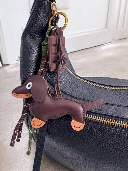 Grigri de sac et porte-clé Chien et chocolat PC12