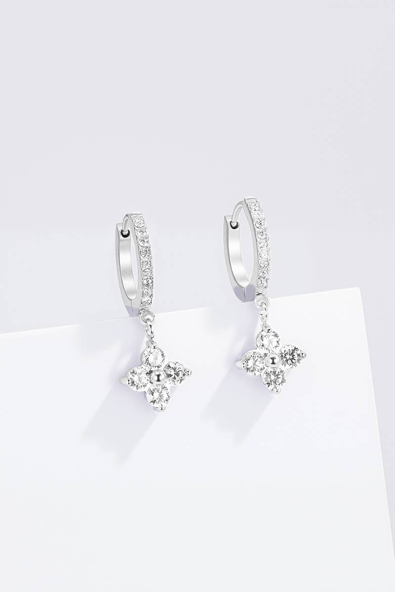 Stainless steel earrings 124AQ405