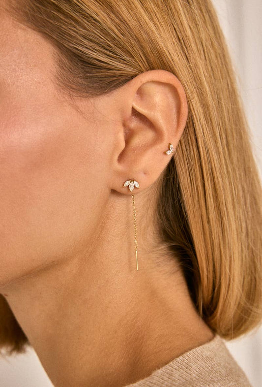 Boucles d'oreille en acier inoxydable 124RX207