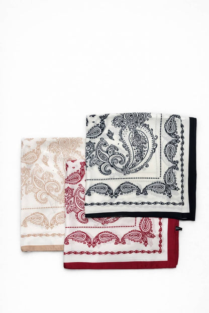 Patterned scarf 65 X 65 CM FL375DF
