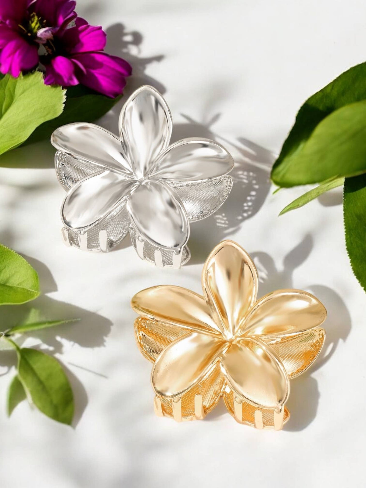 Pince à cheveux en forme de fleur ZE17