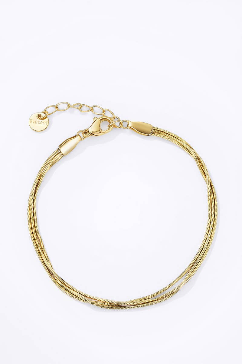Stainless steel bracelet 324AQ194